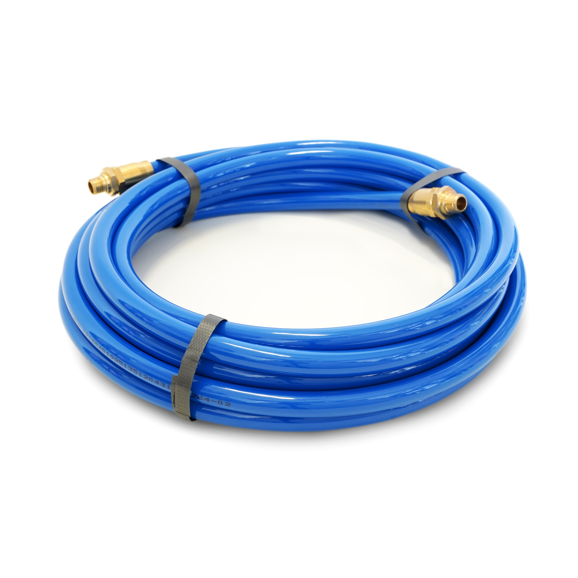 STEELMAN 25-Foot 3/8-Inch ID Air Hose with Reusable 1/4-Inch NPT Brass Fittings 50049-IND